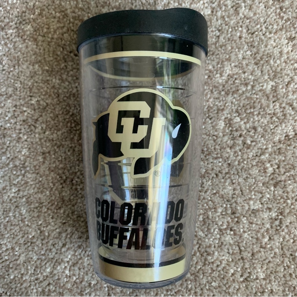 University Of Colorado Buffaloes Tervis Insulated Classic Tumbler 16 Oz With Lid